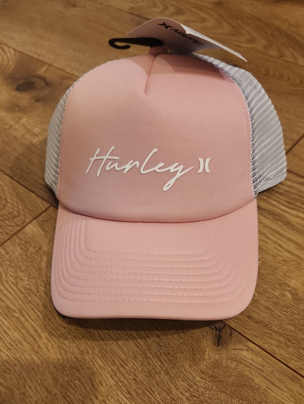 Woman's Light Pink Hurley Trucker Hat